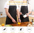 Tosewever 4 Pack Adjustable Bib Apron, Waterdrop Resistant with Pocket for Cooking, Kitchen, Restaurant, BBQ