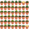 Shihanee 48 Pcs Bulk Succulent Candles Decorative Cactus Tealight Candles Handmade Mini