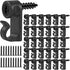 Yefall 60 Pack String Lights Hooks for Outdoor, Christmas Light Clips Weatherproof Light