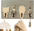 MidreanGiraffe Safari Nursery Wood Kids Wall Hooks for Hanging Decorative Baby Bedroom
