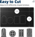 120"70", 100% NIGHTON Portable Blackout Curtains Strong Hook and Loop Tape Strips with Adhesive, Cuttable Blackout