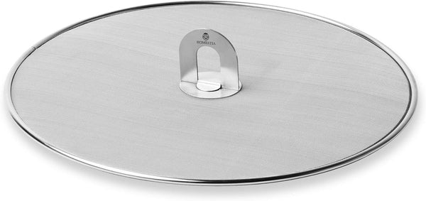 Homestia Splatter Screen for Kitchen - 304 Stainless Steel Fine Mesh Grease Splatter Guard, 13” Diameter