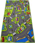 52 32 Large Kids Carpet Playmat Rug x with Non-Slip Backing, City Life Play Mat for Playing with Car Toy, Game Area