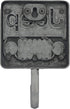 Open Road Brands Jeep Grille Metal Wall Hook for Coats, Jackets, Keys and More