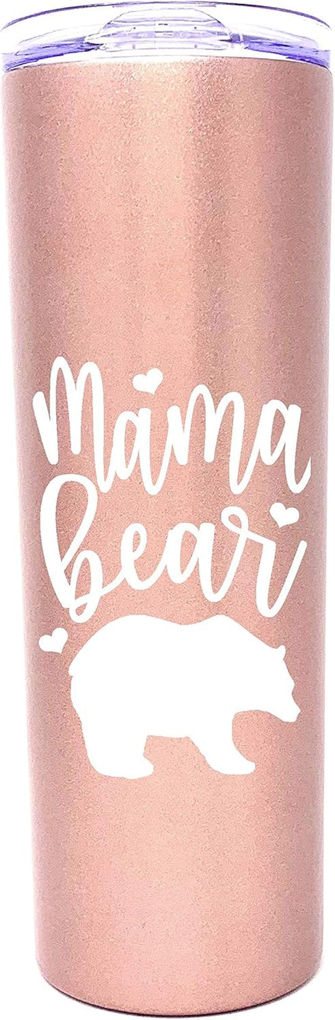Mom Gift Coffee Mug, Mama Bear Tumbler, Cute Gifts for Mother, New Moms for Christmas, Birthday, Mother's Day
