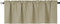Window Valance Curtain for Kitchen, Bathroom, Living Room, Blackout Treatment, 54 x 18 Inches, 1 Panel