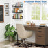 17 Inches (Set 3) Harwaya Wall Mounted Bookshelf, Floating Bookshelves for Bedroom, Long Wall Mount Book Shelves