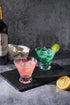 Set 4 8-Ounce Cinched Stemless Clear4Pcs) of Martini Glasses - Design Cocktail Glasses with Heavy Base, Construction