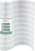Glotoch Premium Non-Slip Shelf Liner, Waterproof Drawer Liner for Kitchen Cabinets, 12" X240", White and Green