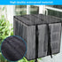 Luxiv Mesh Window Air Conditioner Cover - Black Dust-Proof Waterproof AC Cover for Outdoor Use (17Wx12Dx13H)