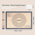 Non Slip Silicone Pastry Mat Large with Measurements for Dough Rolling, Cookies, Bread, 16" x 24", Gray