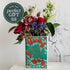 Steel Mill & Co Original Large Book-Shaped Decorative Vase, Ceramic Vases for Home Decor, Romantic Bookshelf Decor