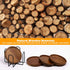 4 Set Pcs Wood Coasters for Drinks Absorbent, Wooden Coasters with Holder, Drink Coasters for Coffee Table, Absorbent
