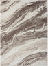 LUXE WEAVERS Lagos Collection 7983 Brown 2x3 Art Deco Geometric Area Rug