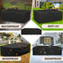 GardenCover 110" 84" 28" 8-12 Patio Furniture Cover L x W x H - Heavy Duty Outdoor Patio Table & Chair Cover