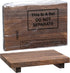 Rustic Wood Riser Tray for Kitchen Sink, Bathroom Soap Stand and Display for Bottles, Candles, Dishes - Brown, 9 x 6