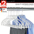 Mawa by Reston Lloyd Silhouette Ultra-Thin Series Non-Slip Space Saving Shirt Hanger with Pant Bar & Skirt Hooks, Pack