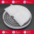 GUCUJI Pack of 5 Premium Non-Stick Round Silicone Dehydrator Sheets for Fruit Dryer Mesh