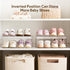 Closet 2 HBlife Clear Acrylic Kids Shoe Rack Baby Toddler Shoe Storage Organizer for Floor Entryway Bedroom, Tier