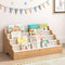 ELYKEN Toddler Bookshelf for Kids Rooms, Nursery Book Shelves with Open Forward