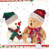 Geyoga 8 Pcs Mini Santa Hats and Scarves Decor Doll Christmas Accessories Small Gnome Hat for Craft DIY for Wine Bottle
