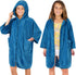SUN CUBE Hooded Towel Robe for Kids, Zip Up Swim Parka Beach