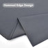 36x36 inch, NEWISHER Grey Square Tablecloth Heavy Duty Polyester Fabric Table Cloth, Washable Solid Reusable Table