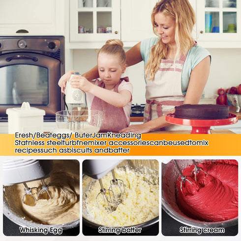 Hand Mixer Beaters Compatible with KitchenAid KHM5APWH7