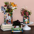 Steel Mill & Co Original Book-Shaped Decorative Vase, Ceramic Vases for Home Decor, Cute Bookshelf Decor, Unique Vase