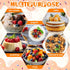 Funnymoom 300 Pack 5oz 3oz Clear Mini Plastic Dessert Cups with Spoons Square Slanted Parfait Appetizer Shooter Round