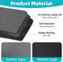 PoYang Coffee Mat, 16" X 24" Rubber Backed Coffee Bar Mat for Countertops, Absorbent Dish Drying Mat, Grey
