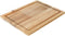 Glad Acacia Wood Cutting Board with Juice Grooves, Reversible Solid Butcher Block and Charcuterie Tray