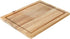 Glad Acacia Wood Cutting Board with Juice Grooves, Reversible Solid Butcher Block and Charcuterie Tray
