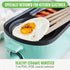 GreenLife 3-in-1 Breakfast Station, PFAS-Free Dual Griddles for Eggs, Meat, Pancakes & 2-Slice Toast Drawer