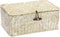 Hipiwe Wicker Shelf Baskets Bin with Lid, Natural Seagrass Storage Boxes, Multipurpose Home Organizer Bins
