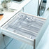 Silverware Drawer Organizer Holder, Mesh Wire Cutlery Tray for Kitchen, Bedroom, Living Room, 5 Compartment