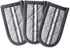 DII Double Strip Chef Kitchen Cooking & Baking Collection, 3 Piece Pan Handle Set, Mineral Gray, 6x3