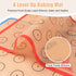 Set of 3 Silicone Baking Mats for Macarons - Non Stick Cookie Oven Liners (2 Half Sheet, 1 Quarter Sheet) - Red, Blue,