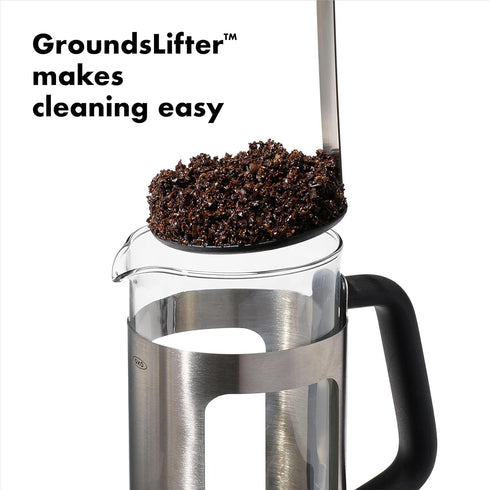 OXO Brew 32oz Stainless Steel French Press Coffee Maker
