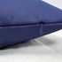 22X22 Set 2 VAKADO Outdoor Waterproof Throw Pillow Covers of Decorative DarkBlue Patio Furniture Cushion Cases Outside