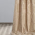 HPD Half Price Drapes Designer Damask Curtains, 96 Inches Long, Faux Silk Room Darkening (1 Panel)