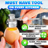 Egg Cracker Tool for Raw Eggs - Egg Shell Opener for Hard Boiled Eggs with Durable Stainless Steel Construction
