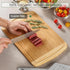 Large Wooden Cutting Board for Kitchen Meal Prep & Serving, Bamboo with Juice Groove, 16" x 10"