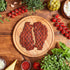 2Pcs 5.51X2.55X0.59Inch Yardwe Fake Steak Props Realistic Artificial Steak Models for Kitchen Display Photography Food