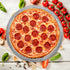 SOLUSTRE Nonstick Bakeware Pizza Screen, 8 Inch Aluminum Round Crisper Tray, Seamless Non Stick Kitchen Tool