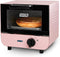 DASH Mini Toaster Oven Cooker for Bread, Bagels, Cookies, Pizza, Paninis & More, with Baking Tray, Auto Shut Off - Pink