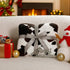 Cozy 108"*90" Bliss Cow Print Throw Blanket for Bed - Super Fuzzy Thick Soft Warm Fleece Blankets for Couch & Room