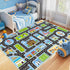 Kids Carpet Car Rug Play Mat, 4'x6' Road Rug for Kids, City