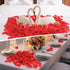3000 PCS Dark Red Artificial Silk Rose Petals - Romantic Night, Wedding, Party Decorations