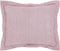 Better Trends Jullian Collection Standard Sham, 100% Cotton Tufted, Super Soft Lightweight, Pink Bold Stripes